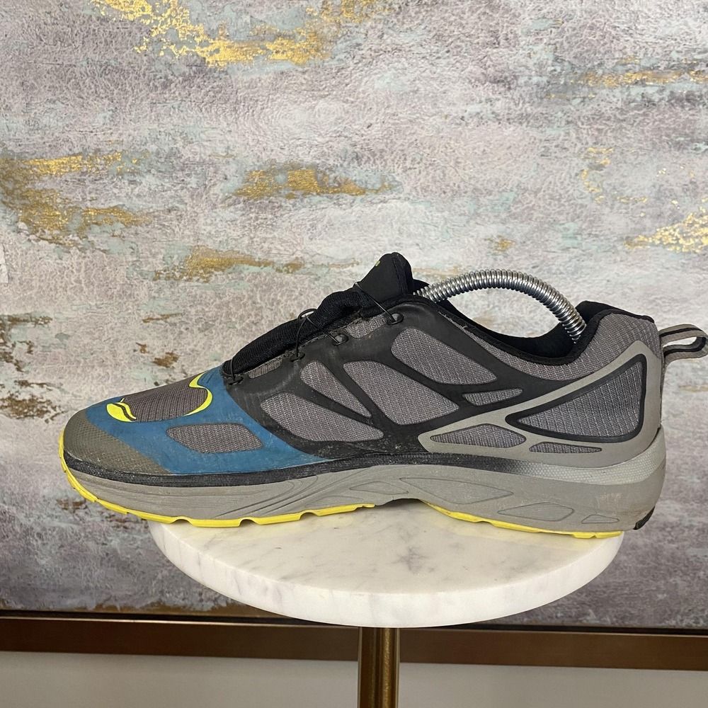 Topo Athletic Runduro Shoes Mens Size 9.5 Gray Teal Dial Running Sneakers - Picture 6 of 11